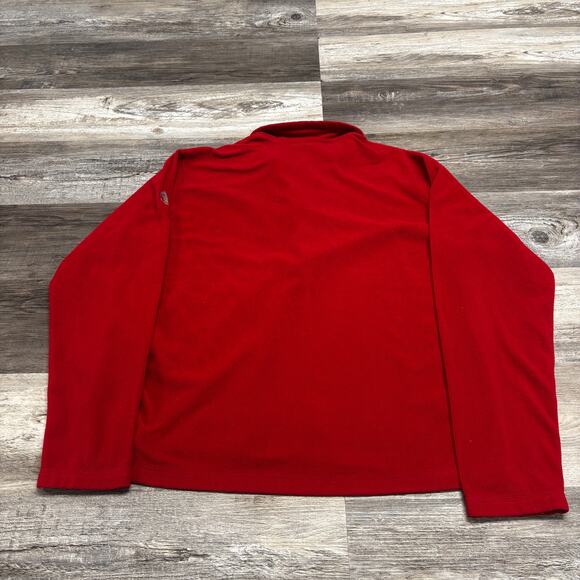 Eddie Bauer First Ascent Red Gray Men XL 1/4 Zip Pullover Fleece Jacket Gorpcore - Picture 3 of 9